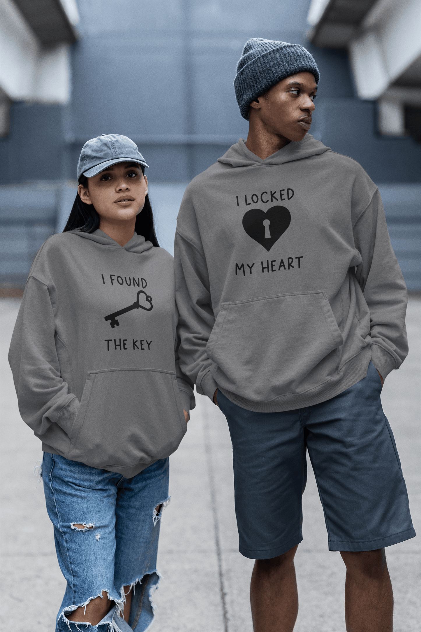 Locked Heart Matching Set by Luxe-Custom-Designer
