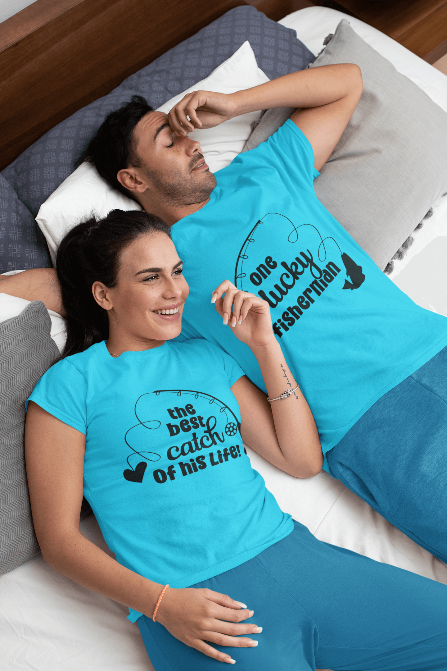 Best Catch Matching T-shirt set by Luxe-Custom-Designer