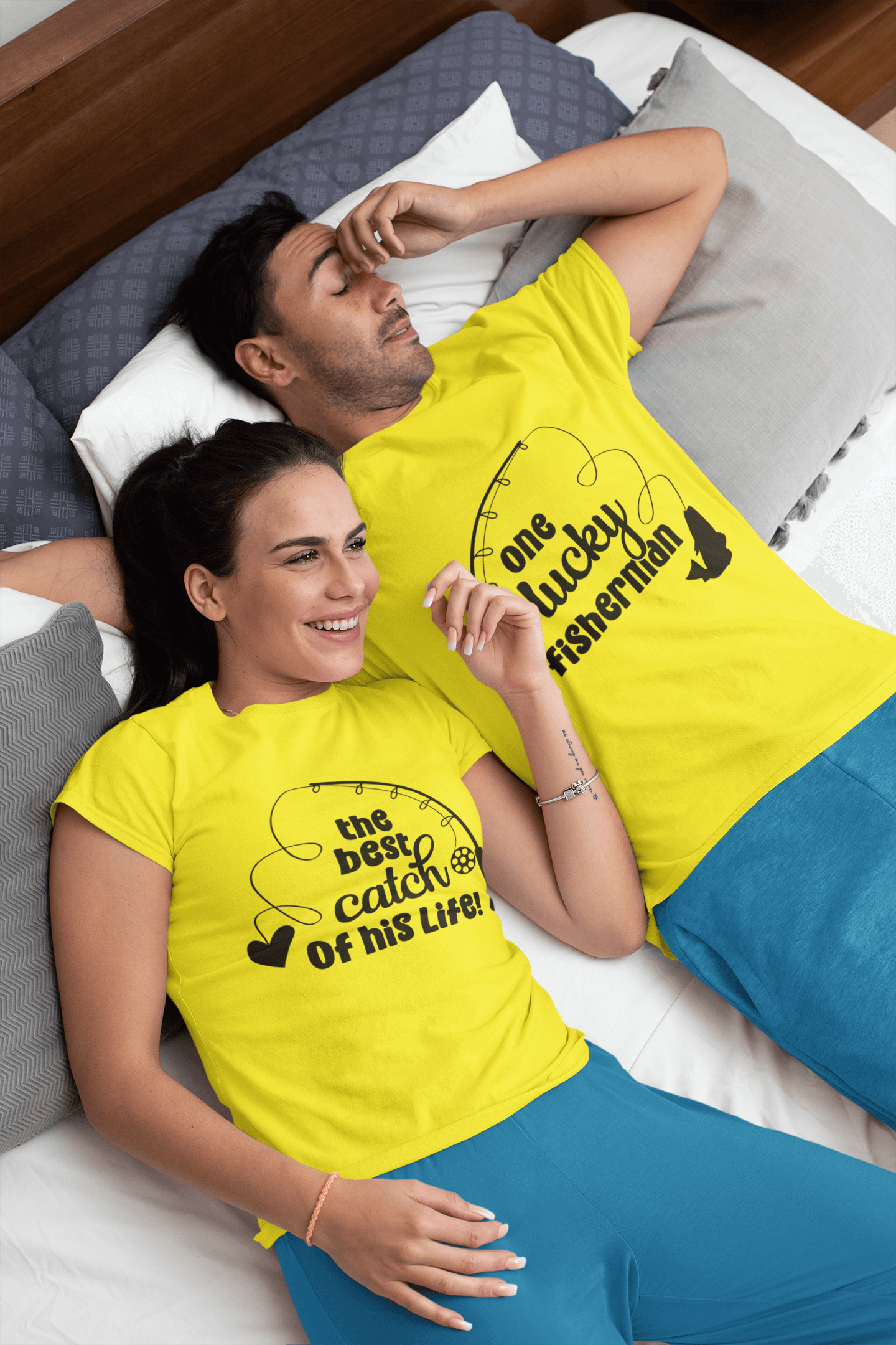 Best Catch Matching T-shirt set by Luxe-Custom-Designer