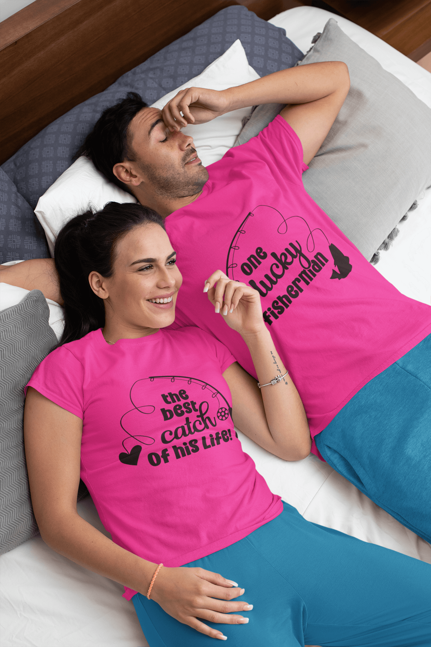 Best Catch Matching T-shirt set by Luxe-Custom-Designer