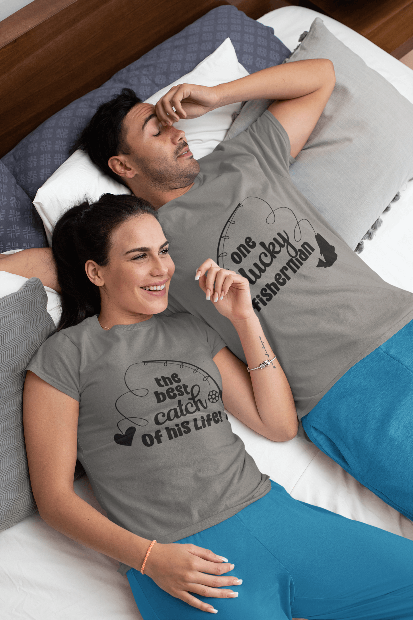 Best Catch Matching T-shirt set by Luxe-Custom-Designer