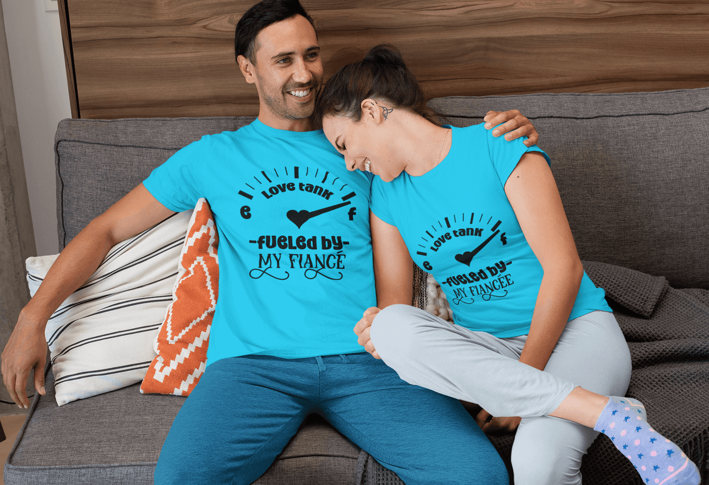 Fueled By my Fiancé T-Shirt Set by Luxe-Custom-Designer