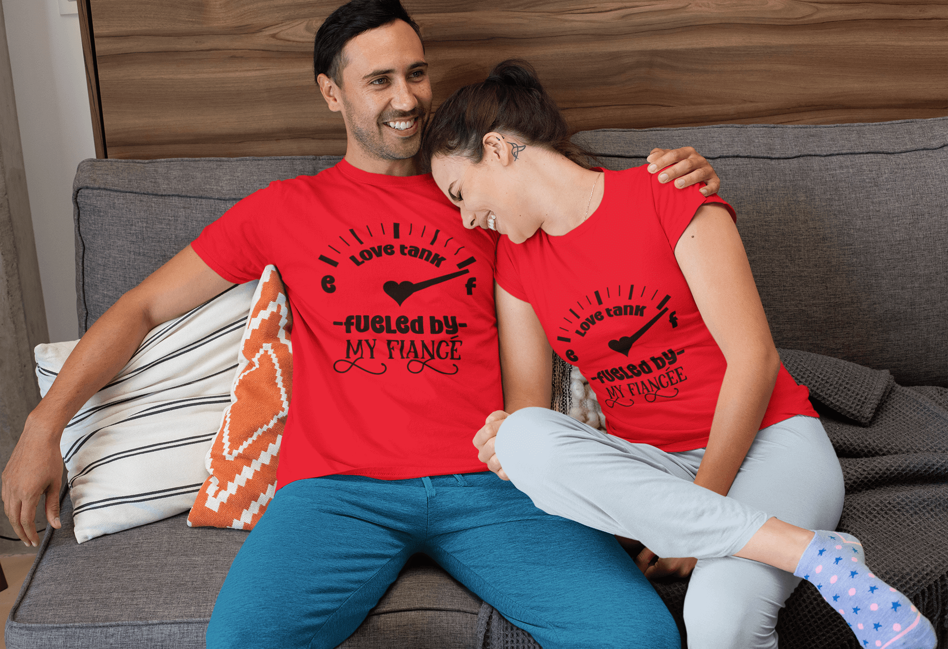 Fueled By my Fiancé T-Shirt Set by Luxe-Custom-Designer