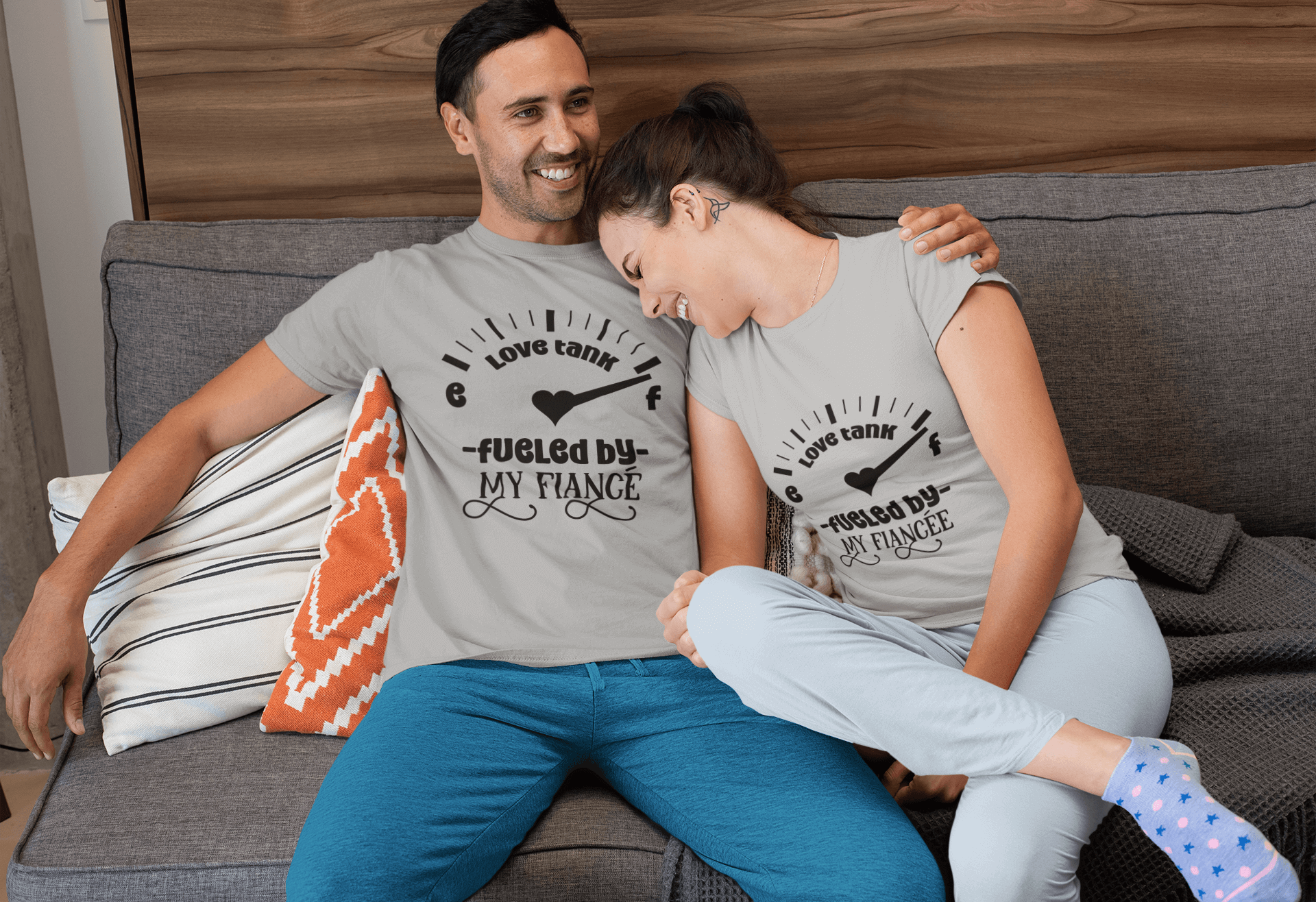 Fueled By my Fiancé T-Shirt Set by Luxe-Custom-Designer