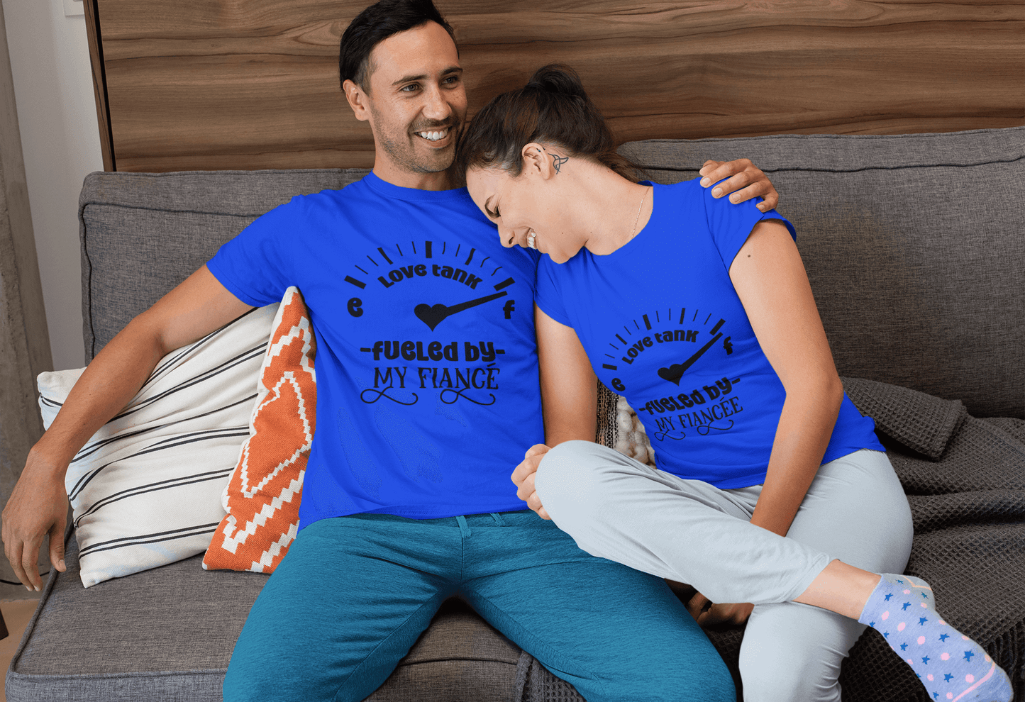 Fueled By my Fiancé T-Shirt Set by Luxe-Custom-Designer