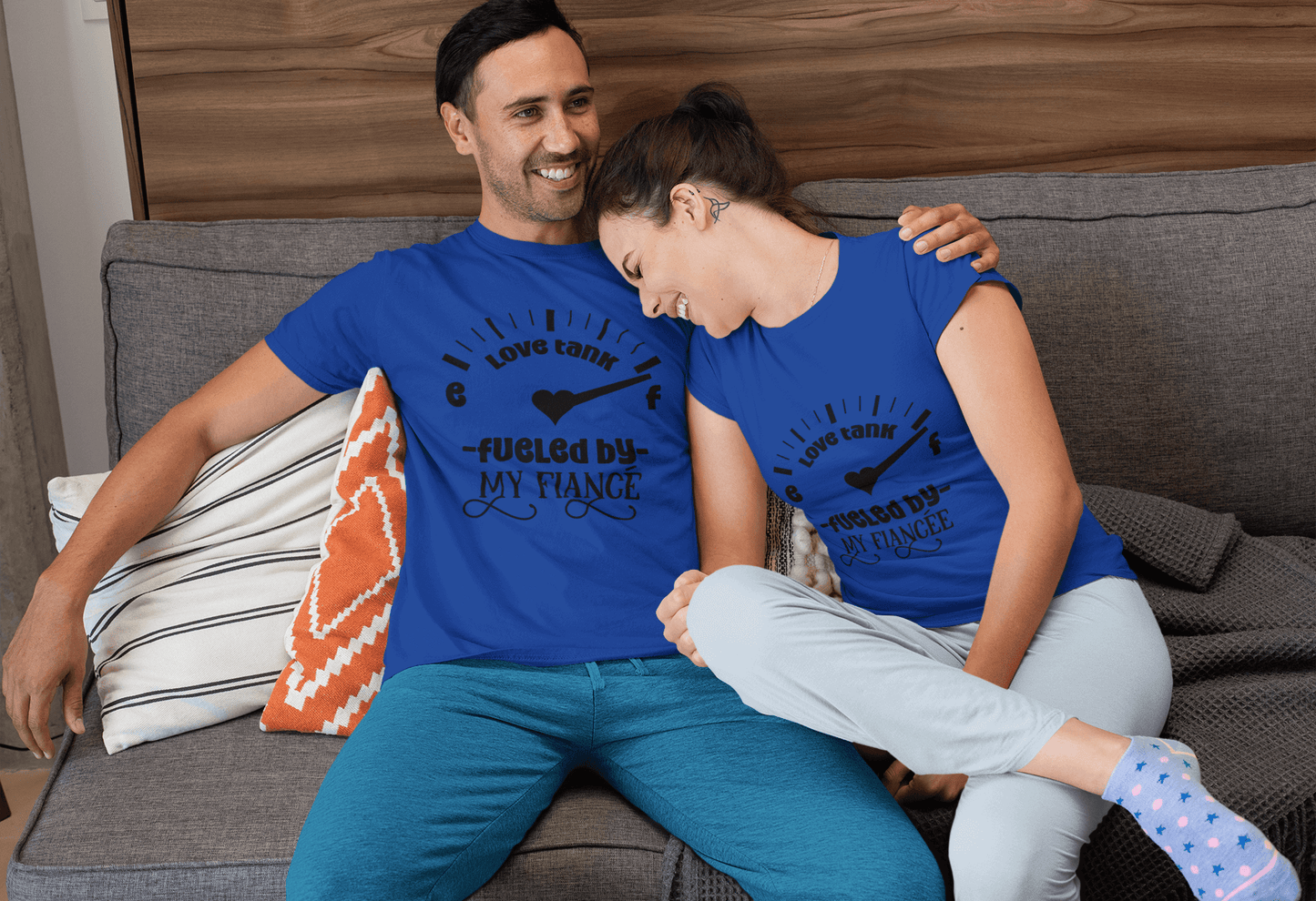 Fueled By my Fiancé T-Shirt Set by Luxe-Custom-Designer