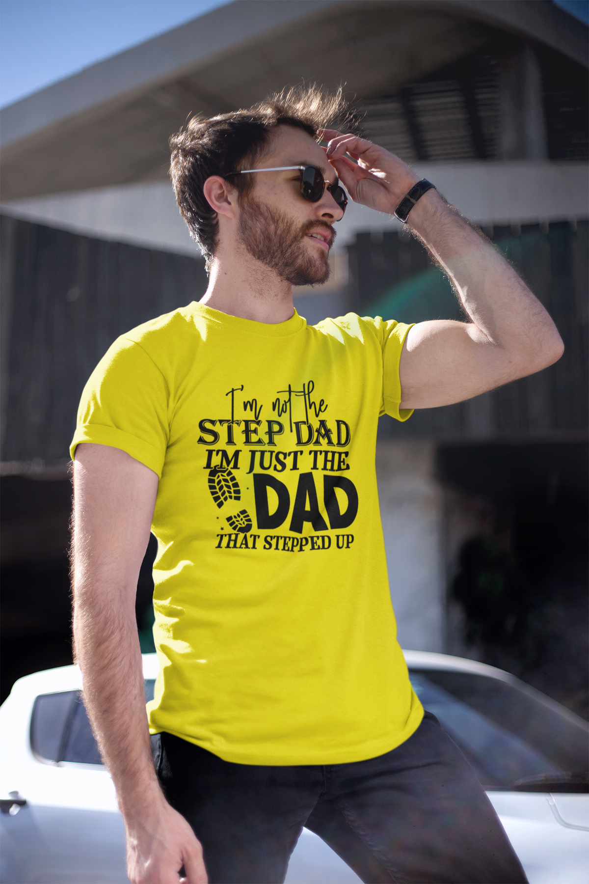 Step dad - Dad T-shirt by Luxe Sensational