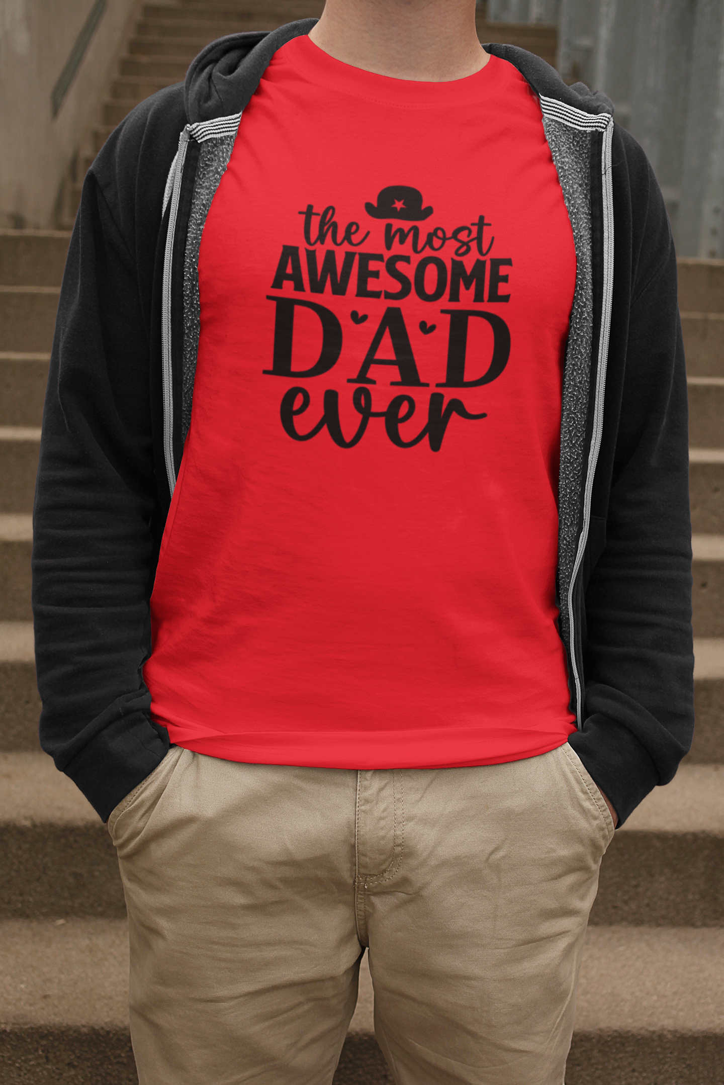 Awesome Dad T-Shirt by Luxe-Custom-Designer