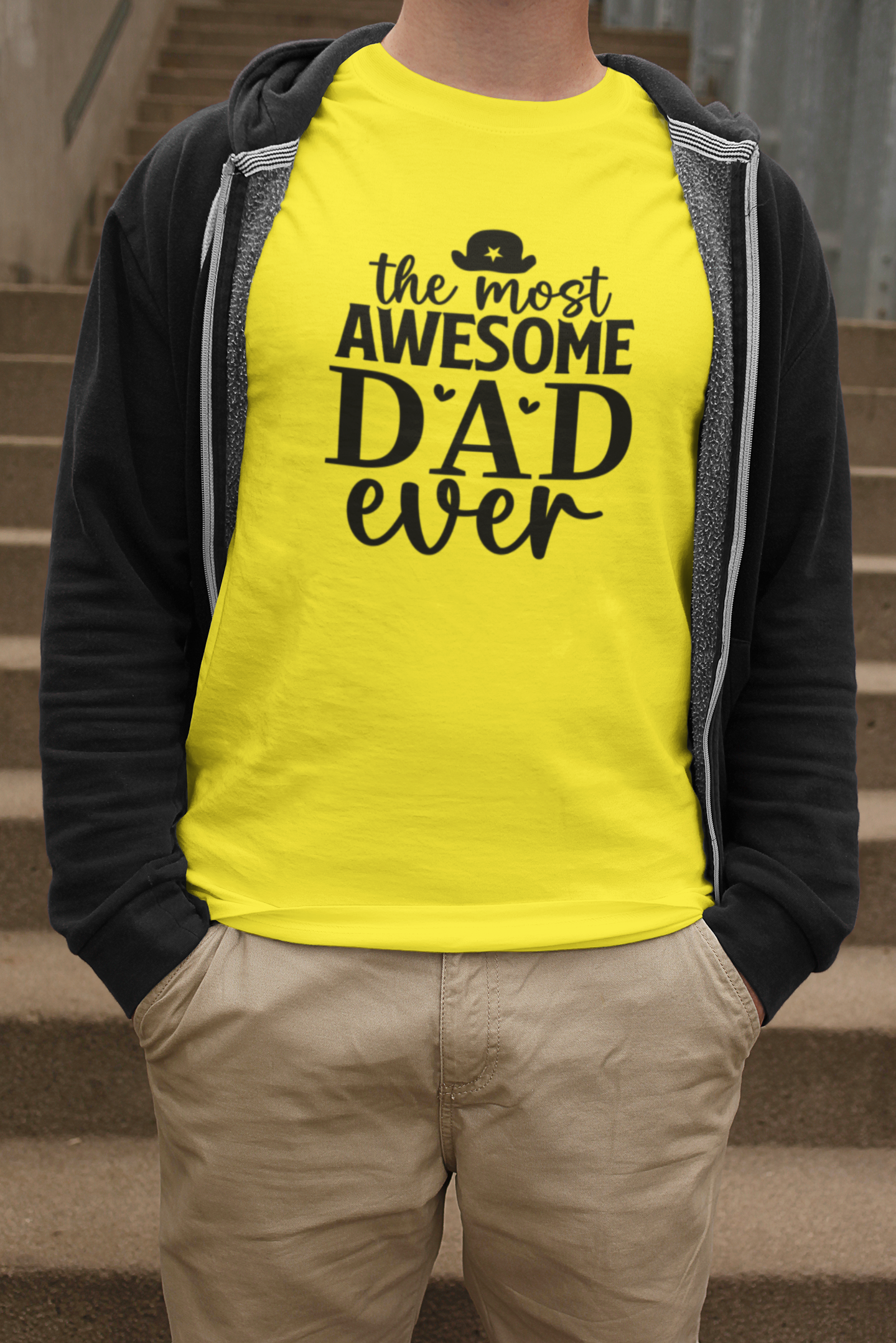 Awesome Dad T-Shirt by Luxe-Custom-Designer