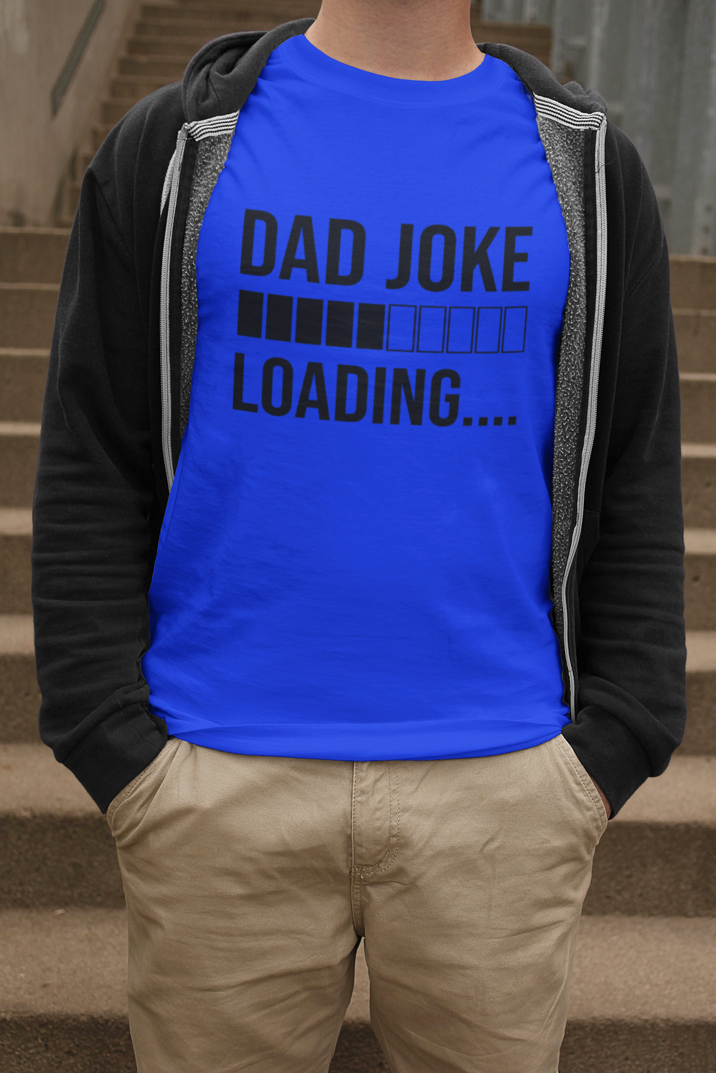 Dad Joke Loading T-shirt by Luxe-Custom-Designer