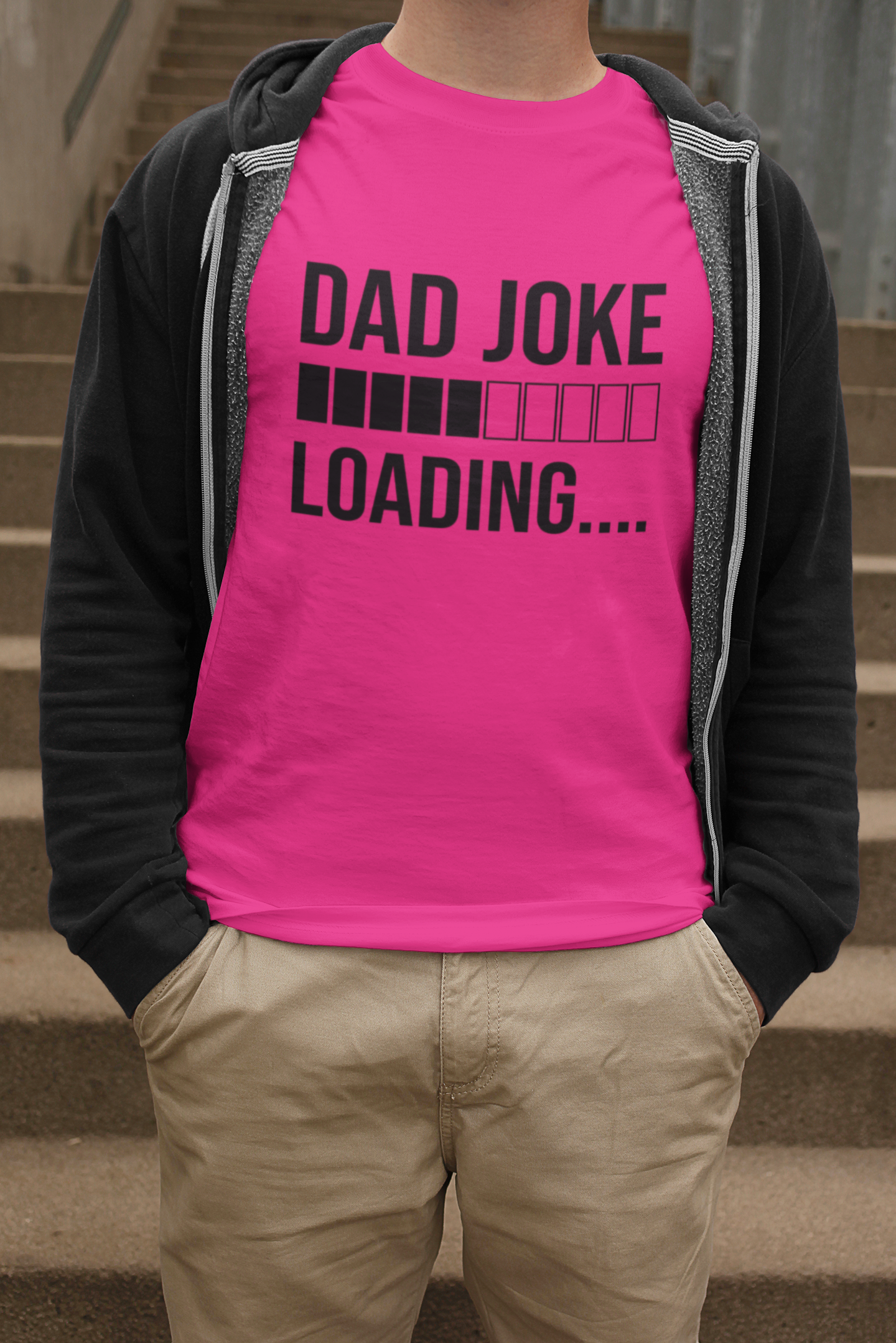 Dad Joke Loading T-shirt by Luxe-Custom-Designer