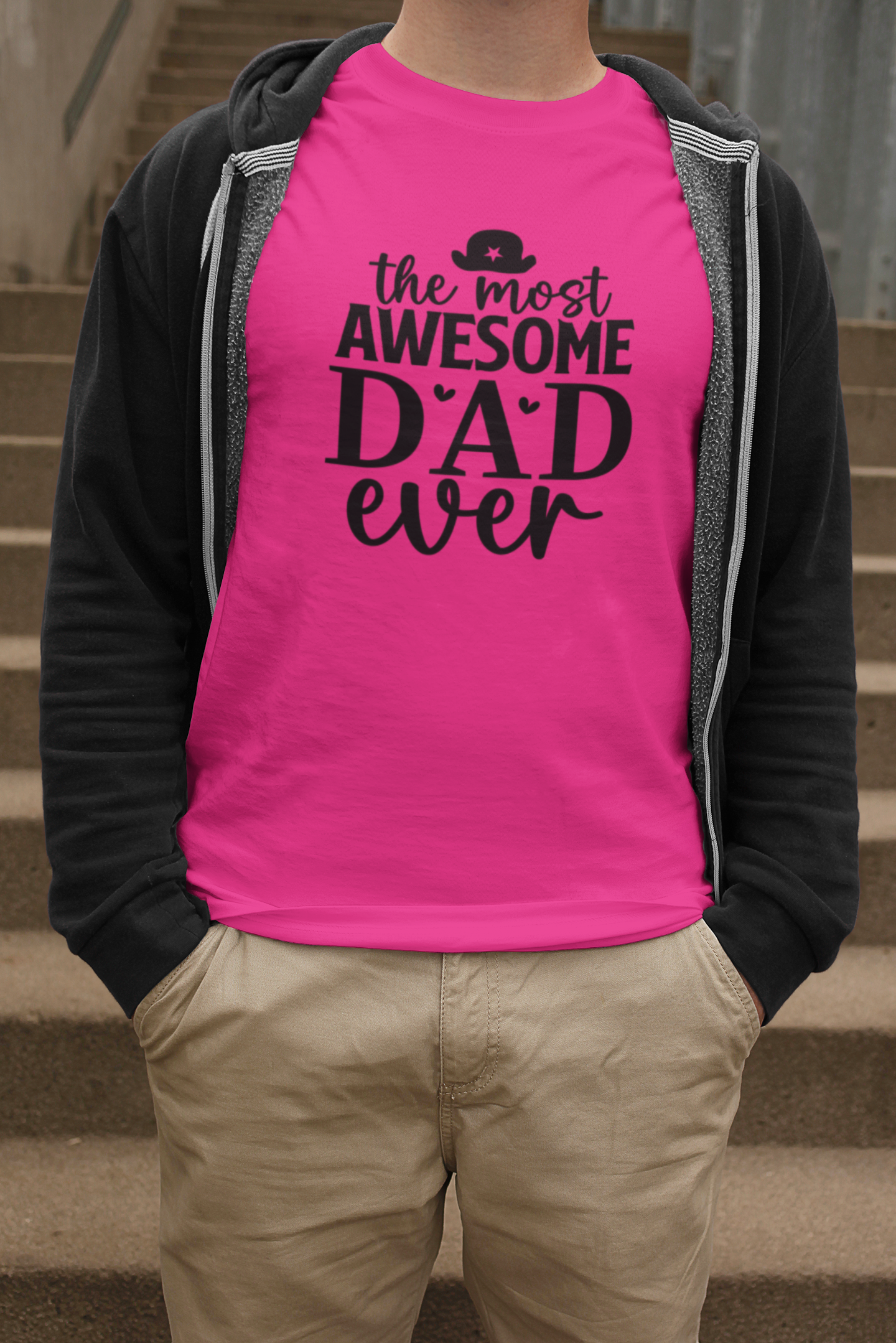 Awesome Dad T-Shirt by Luxe-Custom-Designer