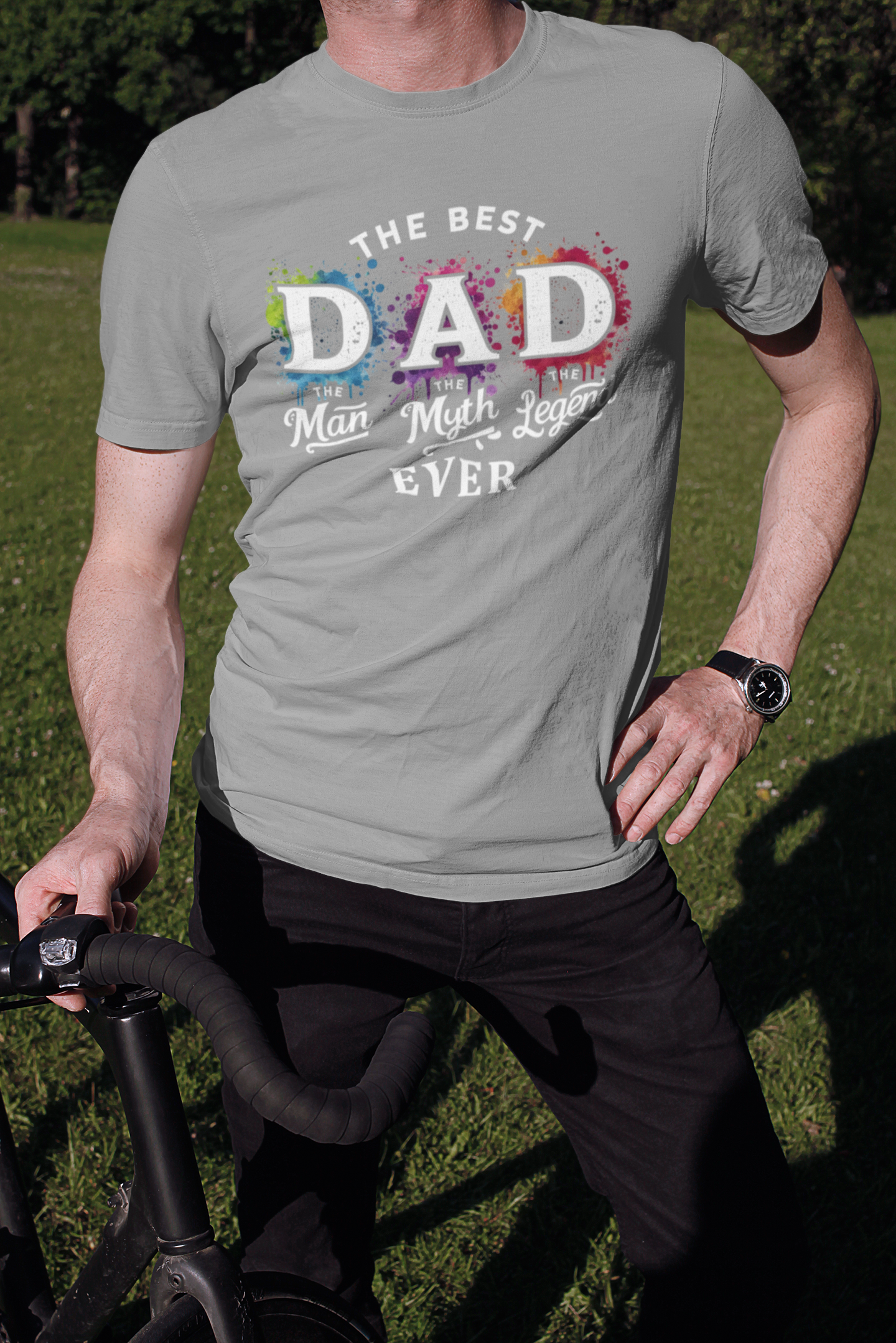 The Best Dad T-Shirt by Luxe-Custom-Designer