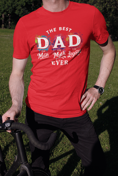 The Best Dad T-Shirt by Luxe-Custom-Designer