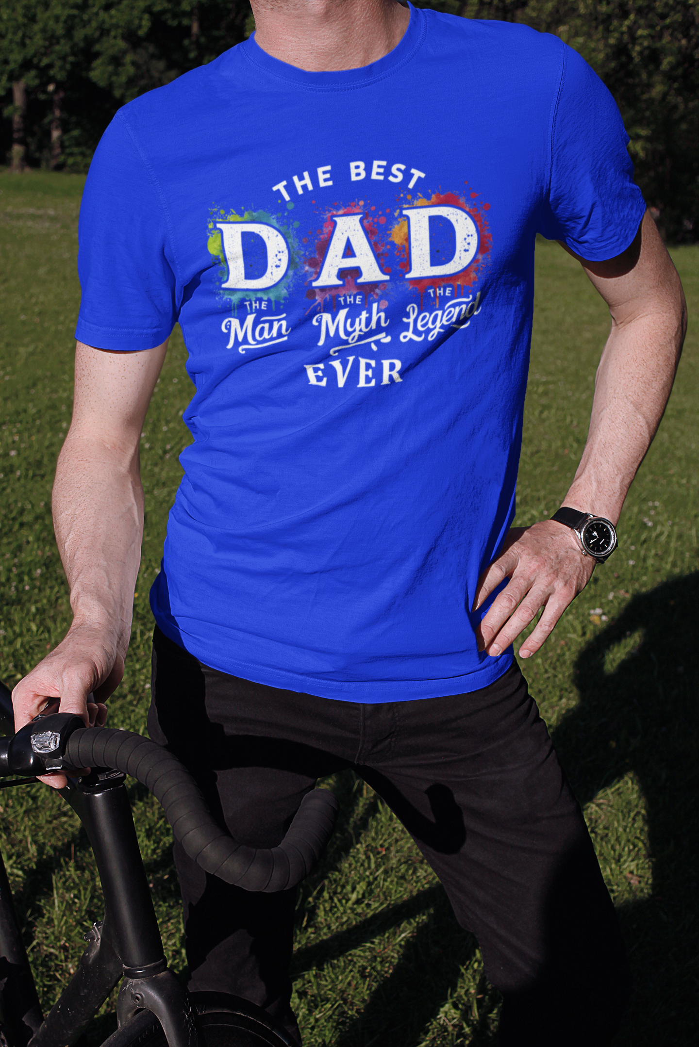 The Best Dad T-Shirt by Luxe-Custom-Designer