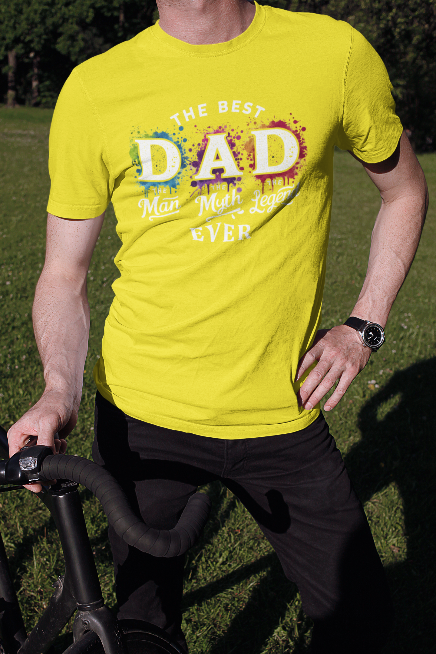 The Best Dad T-Shirt by Luxe-Custom-Designer