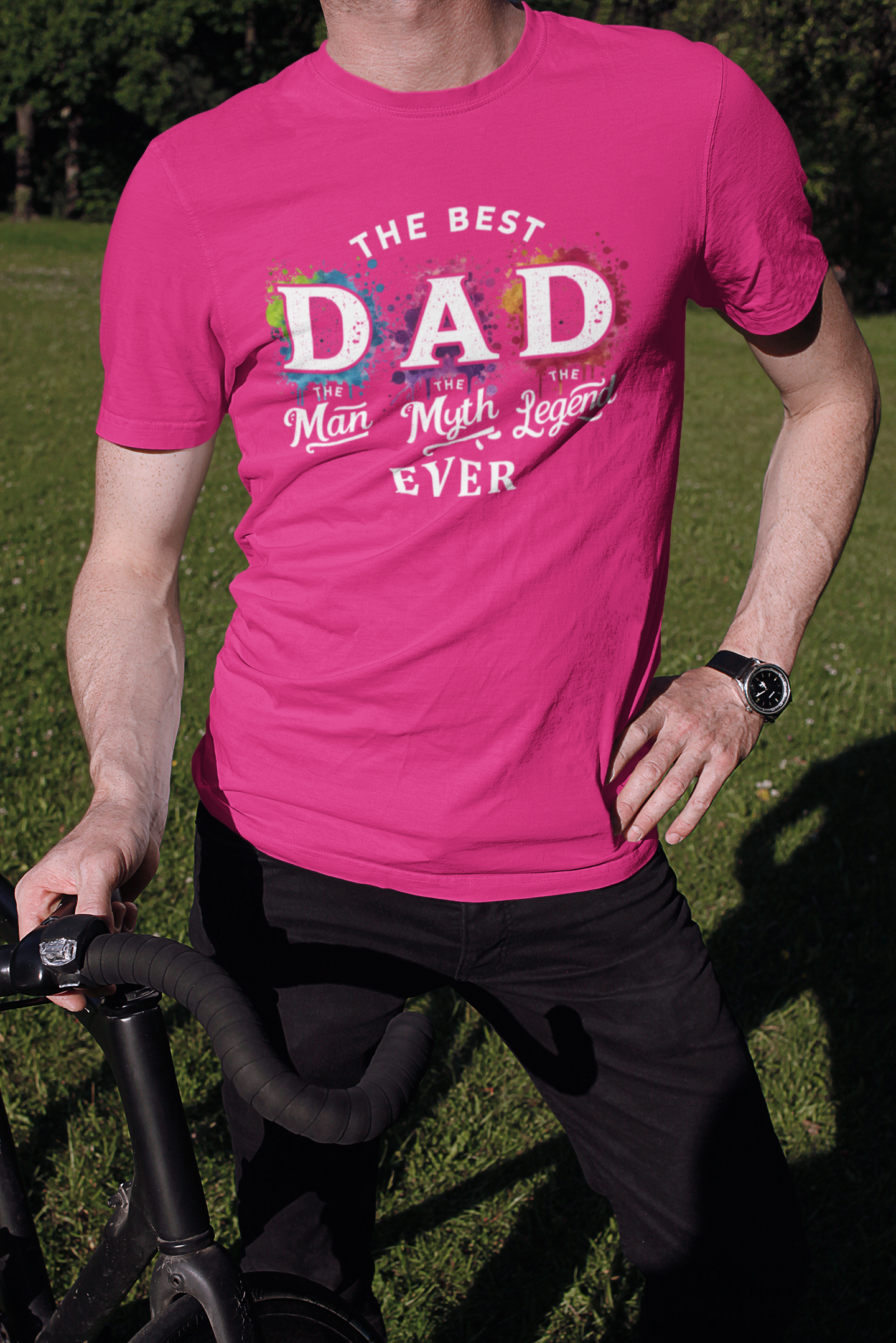 The Best Dad T-Shirt by Luxe-Custom-Designer