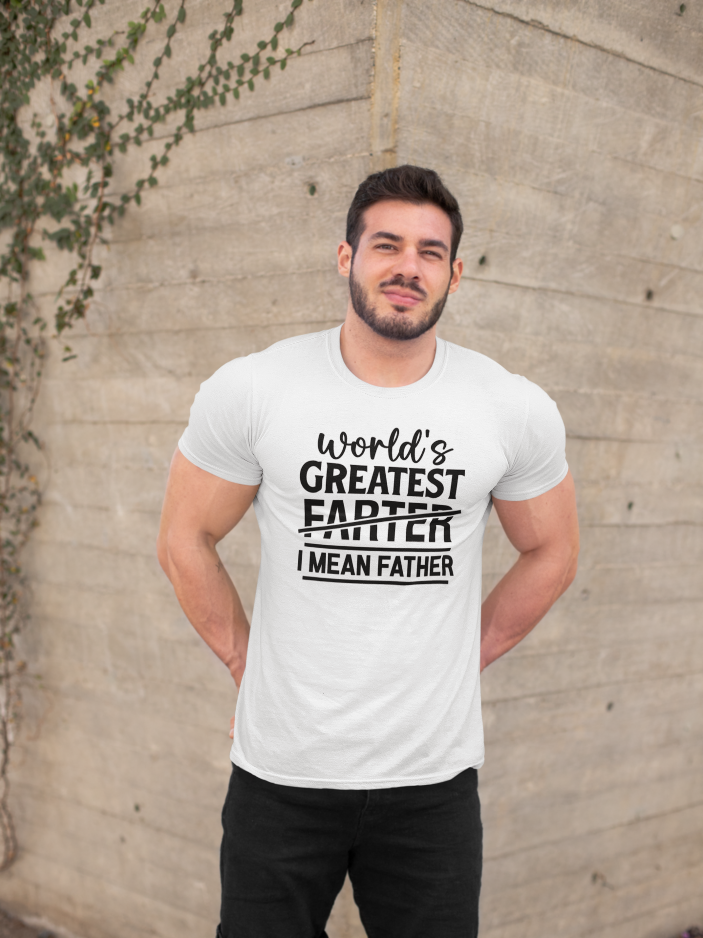 Greatest Father/Farter T-Shirt by Luxe-Custom-Designer