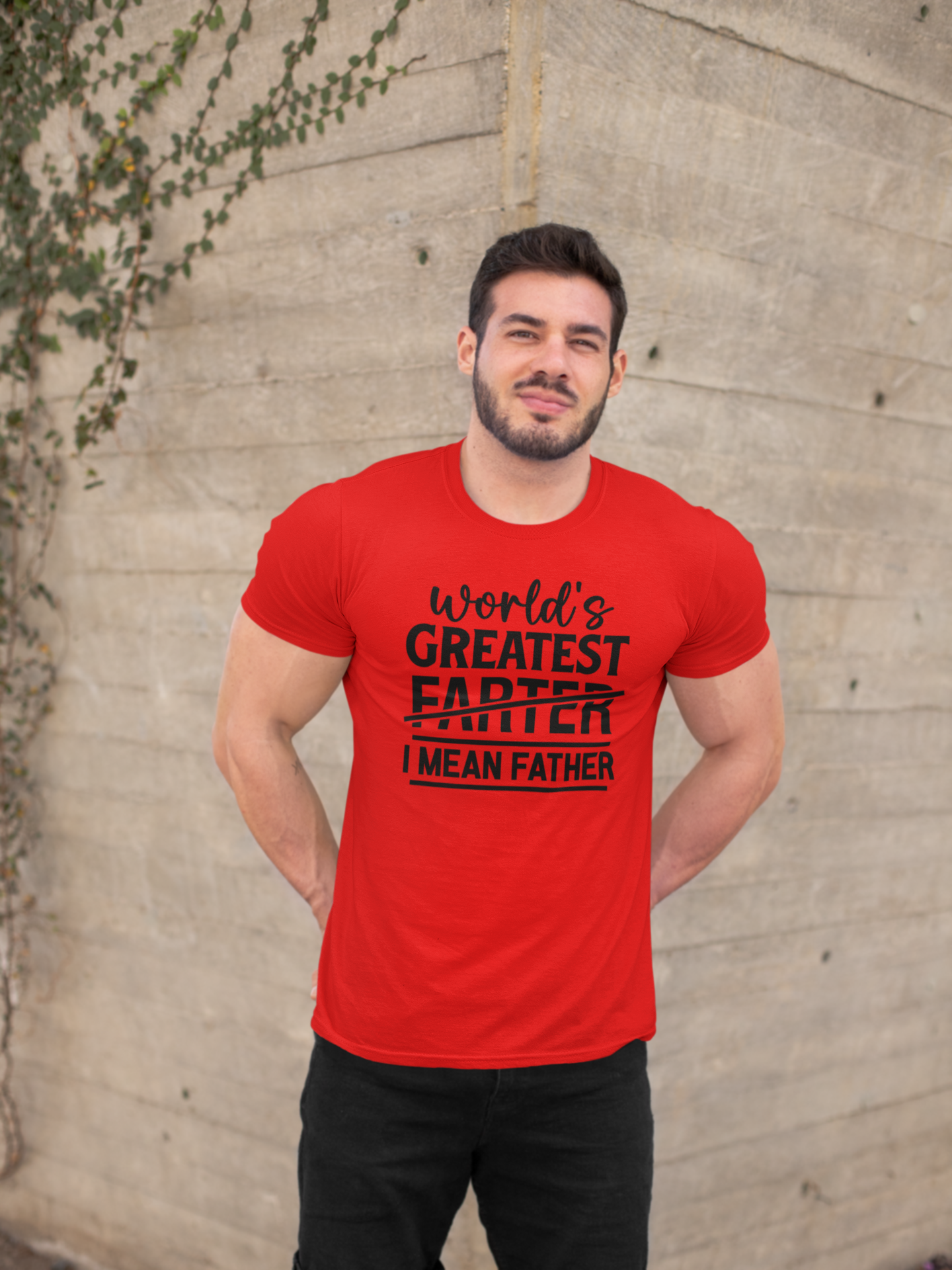 Greatest Father/Farter T-Shirt by Luxe-Custom-Designer