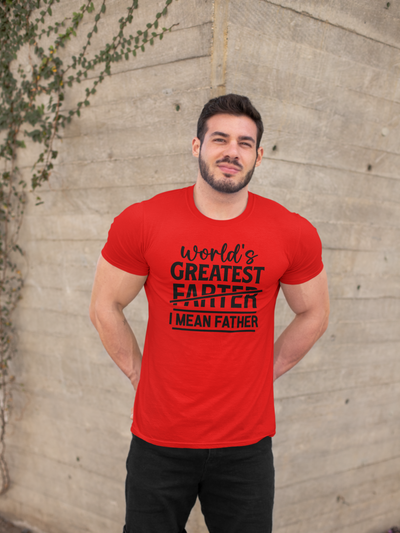 Greatest Father/Farter T-Shirt by Luxe-Custom-Designer