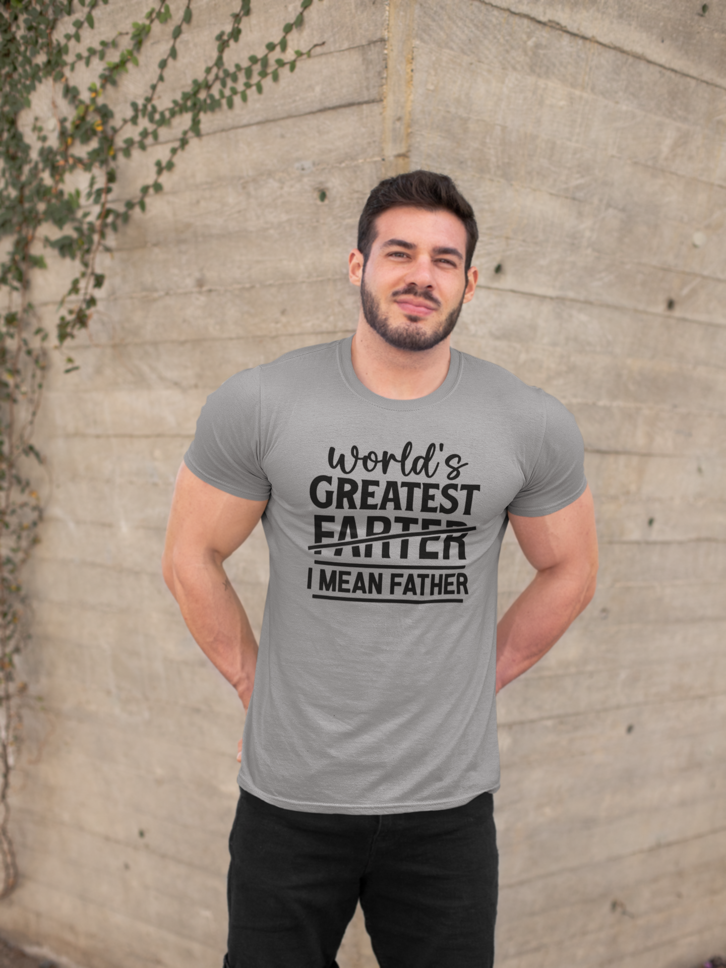 Greatest Father/Farter T-Shirt by Luxe-Custom-Designer