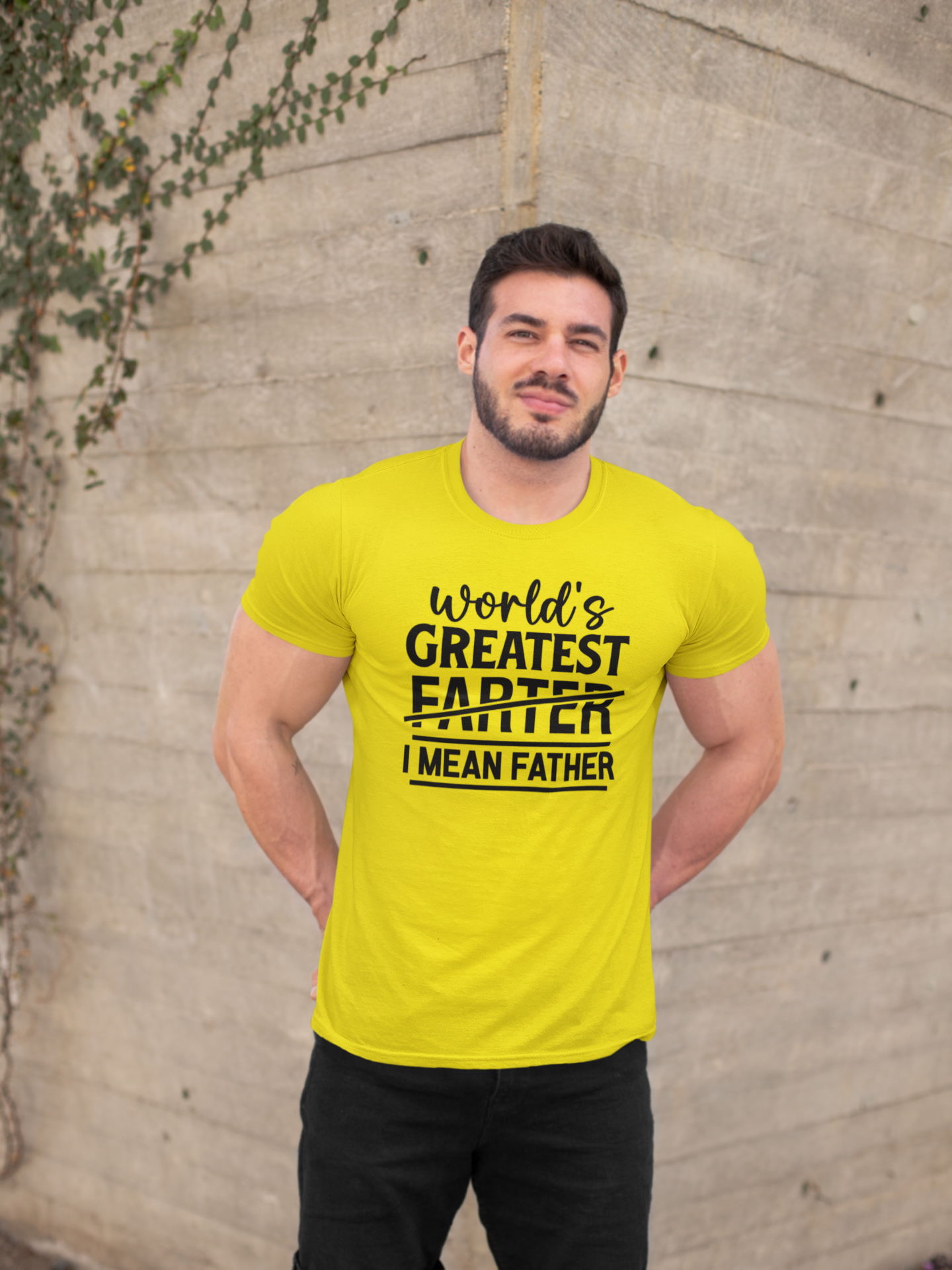 Greatest Father/Farter T-Shirt by Luxe-Custom-Designer