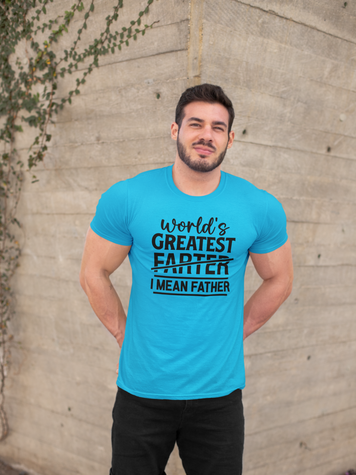 Greatest Father/Farter T-Shirt by Luxe-Custom-Designer
