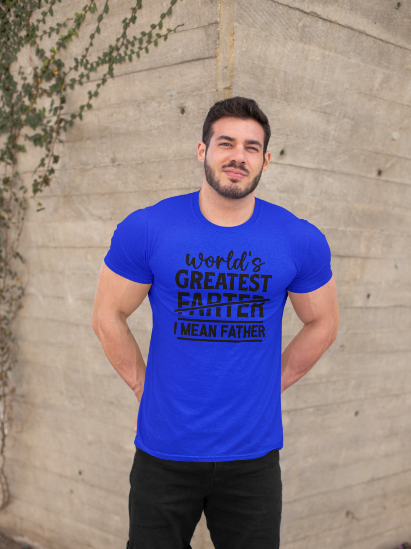 Greatest Father/Farter T-Shirt by Luxe-Custom-Designer