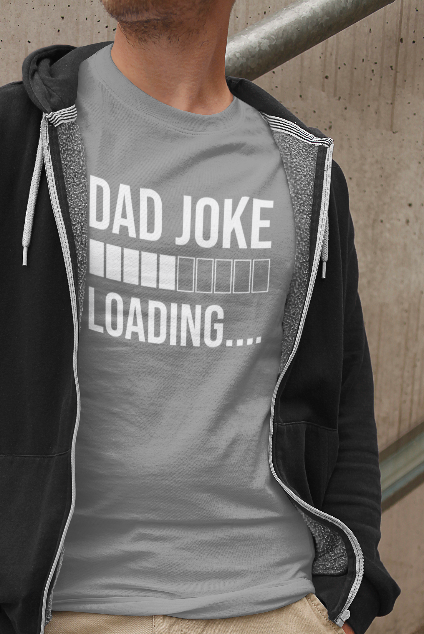 Dad Joke Loading T-shirt by Luxe-Custom-Designer