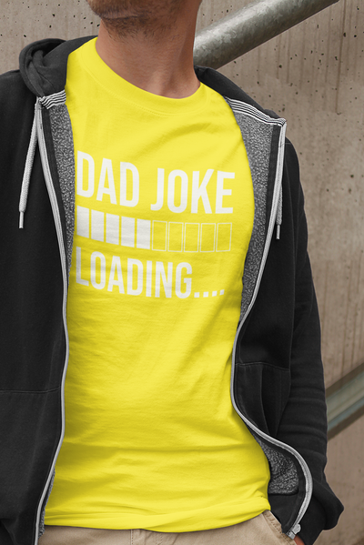 Dad Joke Loading T-shirt by Luxe-Custom-Designer