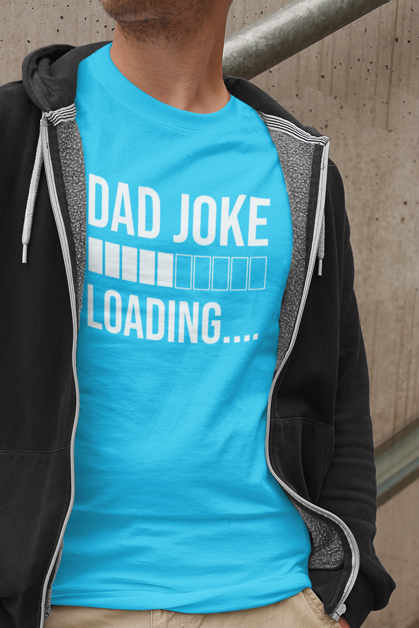 Dad Joke Loading T-shirt by Luxe-Custom-Designer