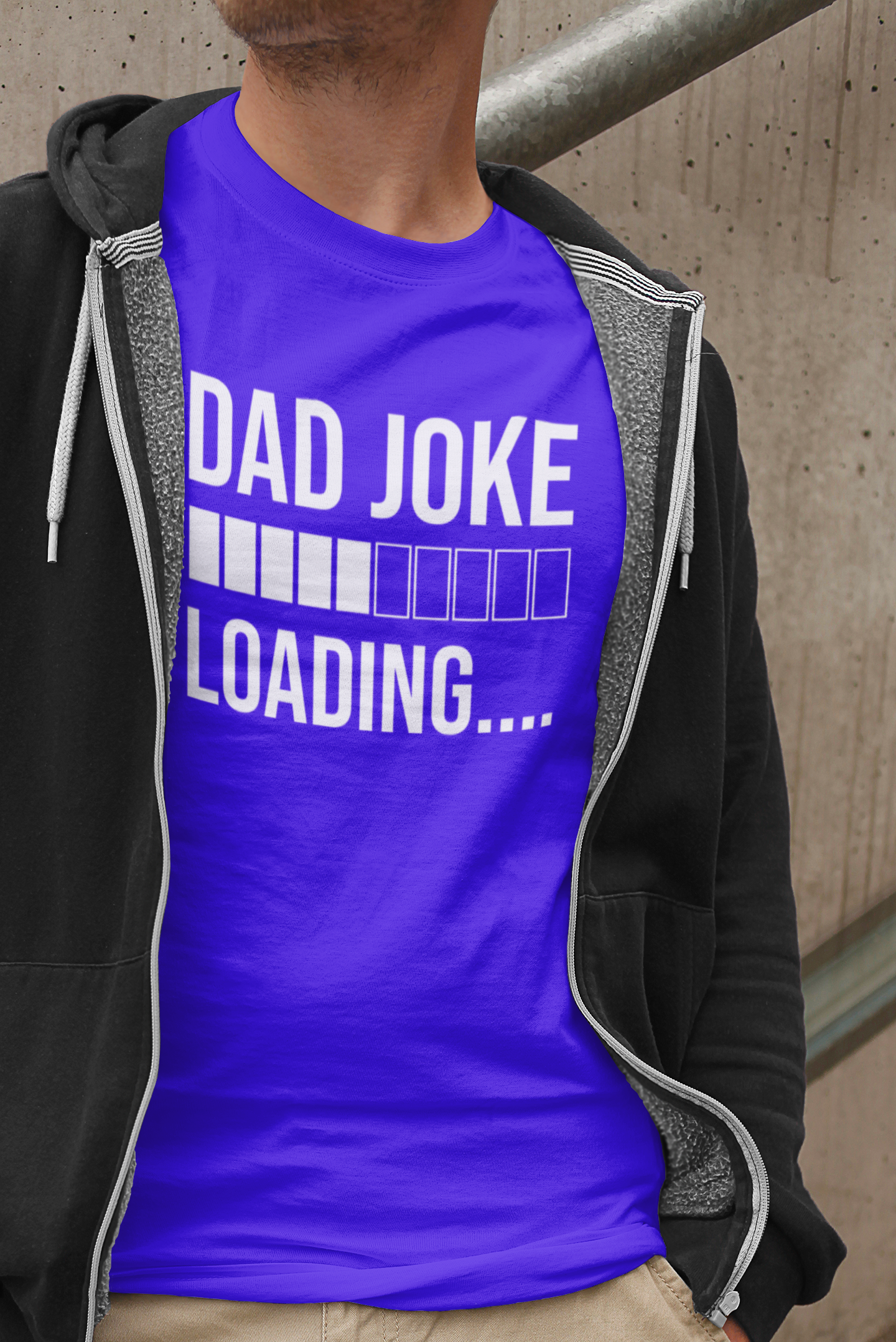 Dad Joke Loading T-shirt by Luxe-Custom-Designer