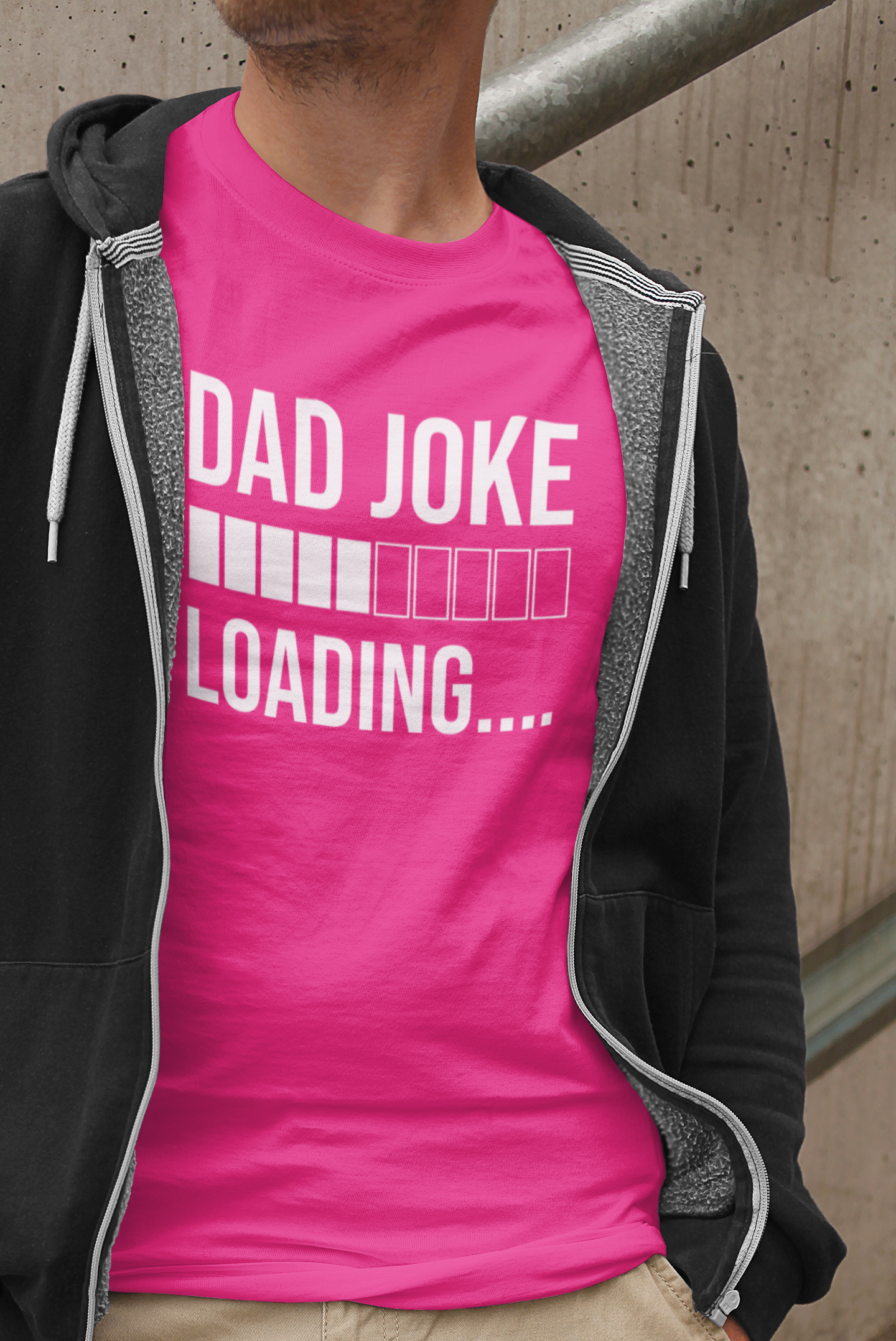 Dad Joke Loading T-shirt by Luxe-Custom-Designer