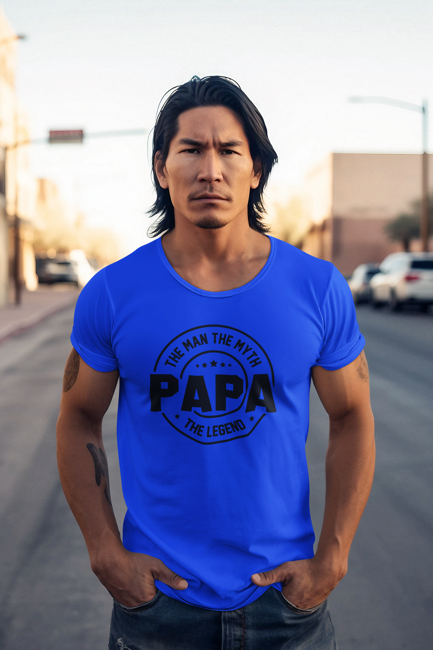Papa T-Shirt by Luxe-Custom-Designer