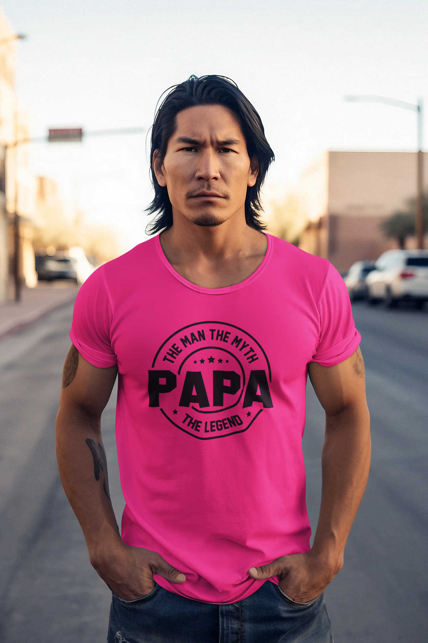 Papa T-Shirt by Luxe-Custom-Designer