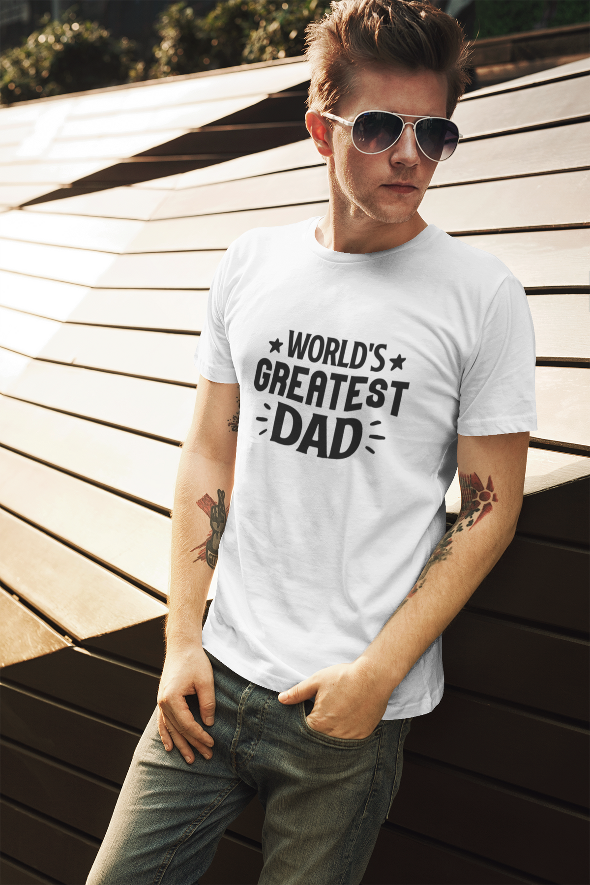Greatest Dad T-Shirt by Luxe Sensational