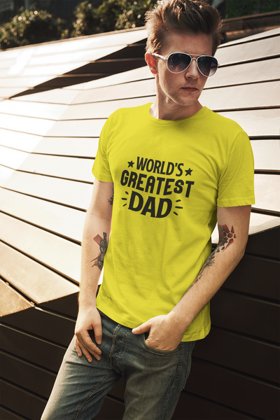 Greatest Dad T-Shirt by Luxe-Custom-Designer