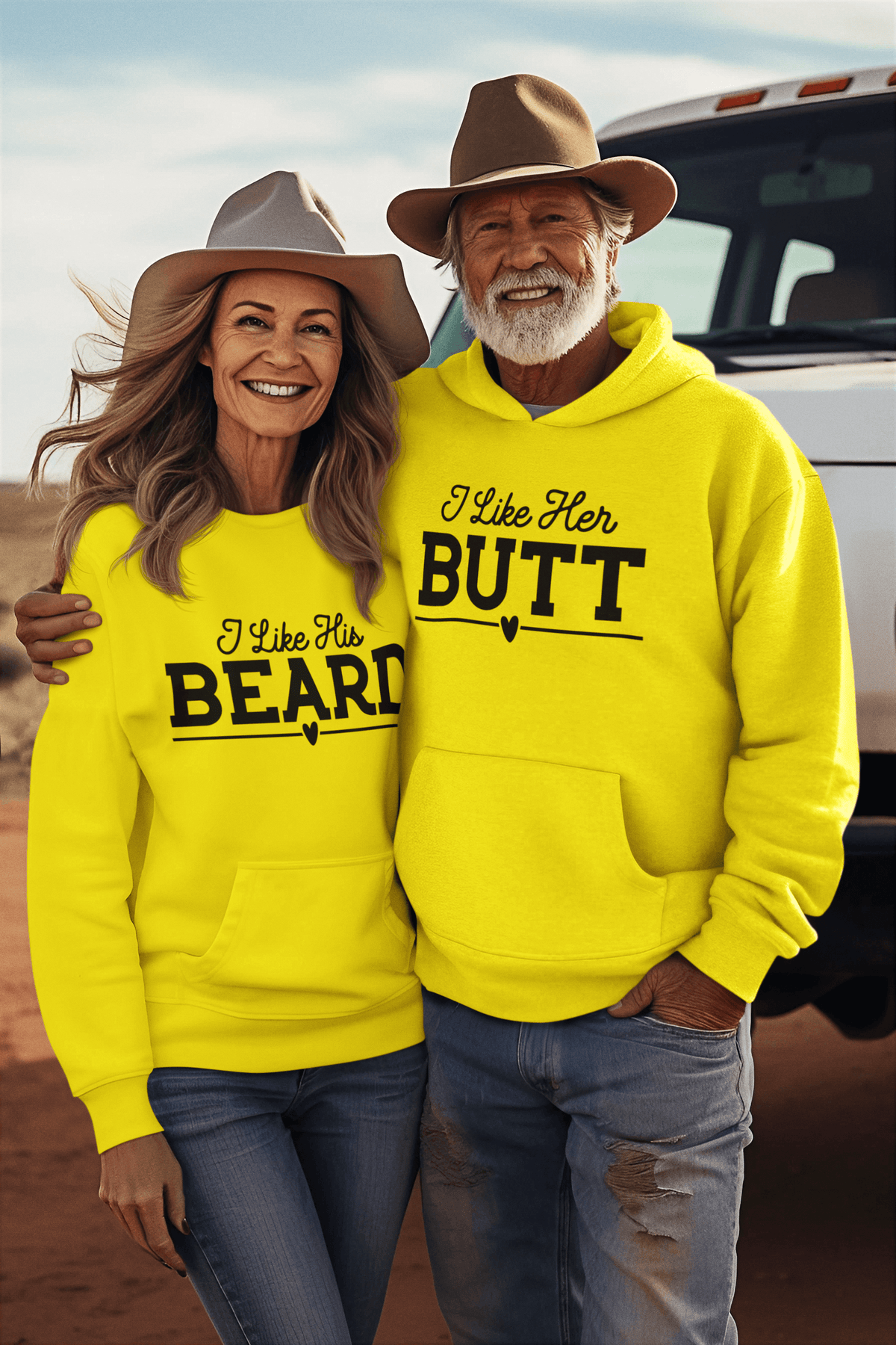 Beard and Butt Matching Hoodie Set by Luxe Sensational