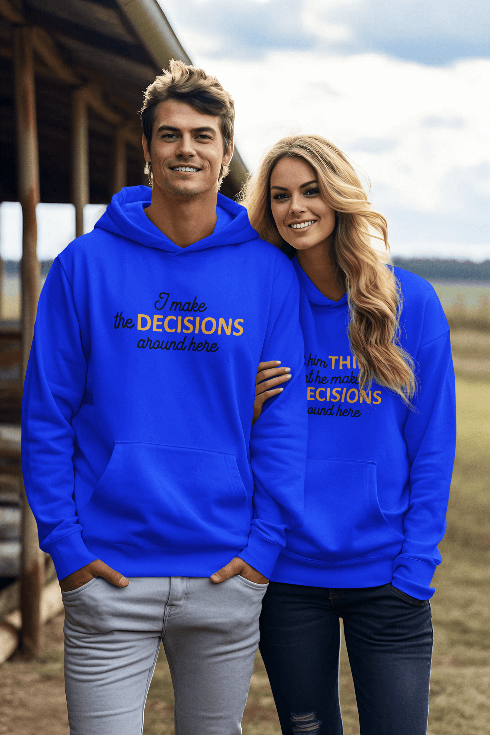 I make the decisions Matching Hoodie Set by Luxe-Custom-Designer