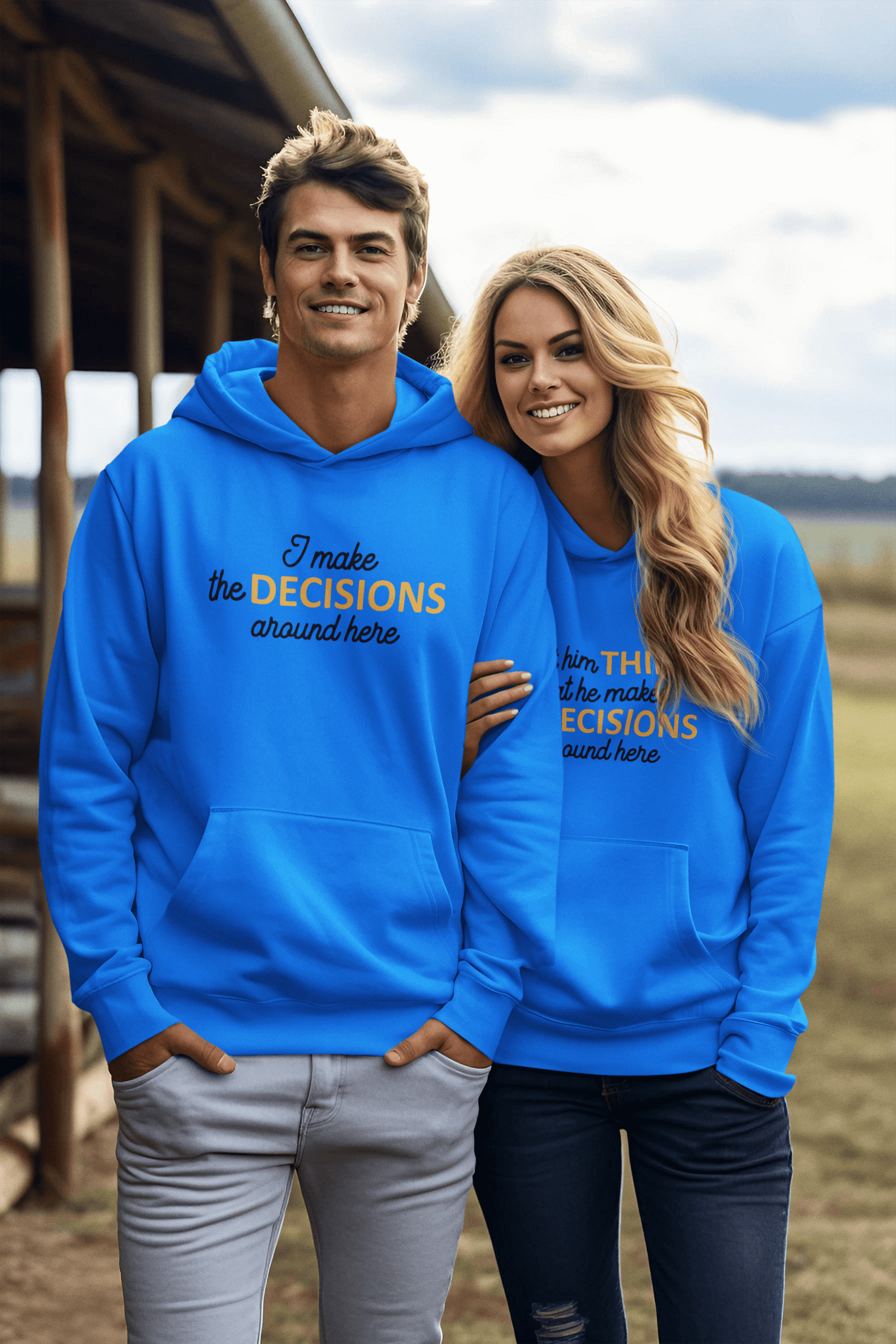 I make the decisions Matching Hoodie Set by Luxe-Custom-Designer