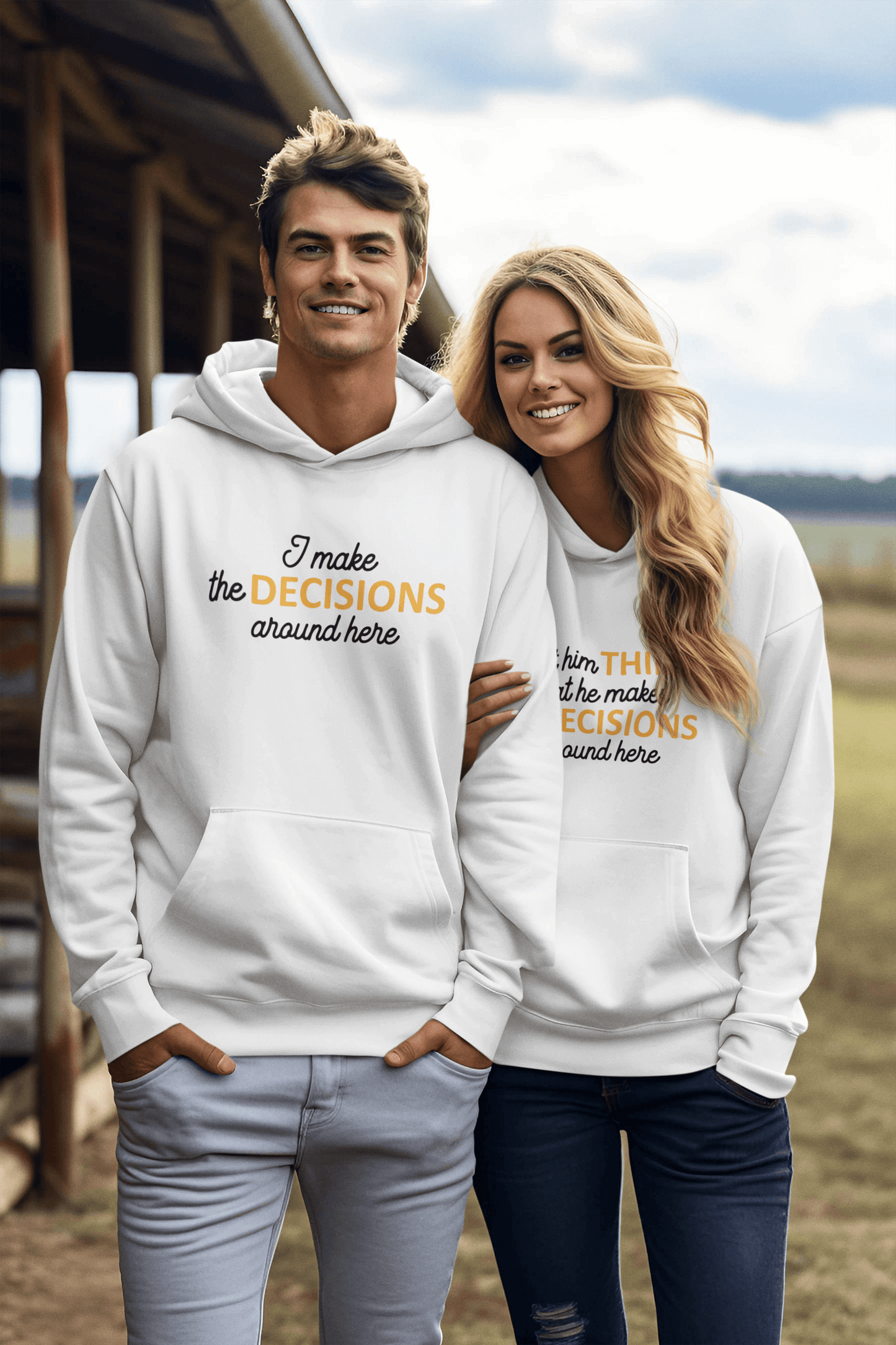 I make the decisions Matching Hoodie Set by Luxe-Custom-Designer