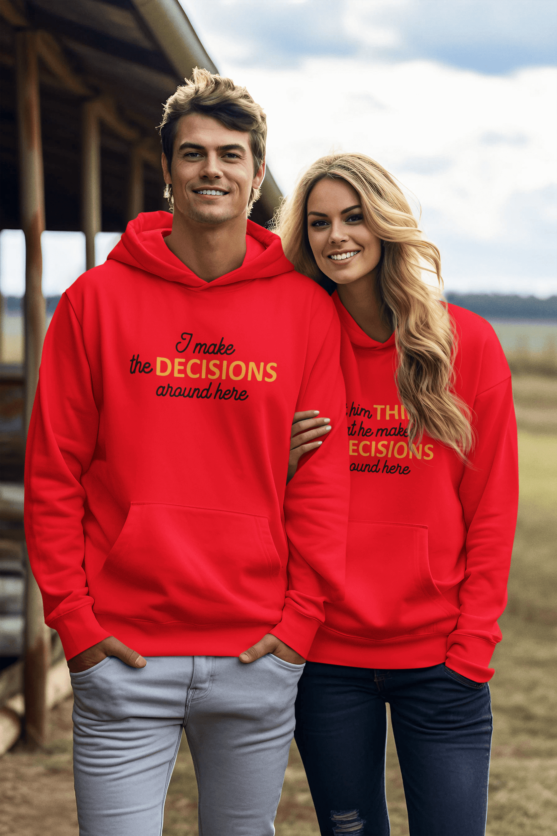 I make the decisions Matching Hoodie Set by Luxe-Custom-Designer