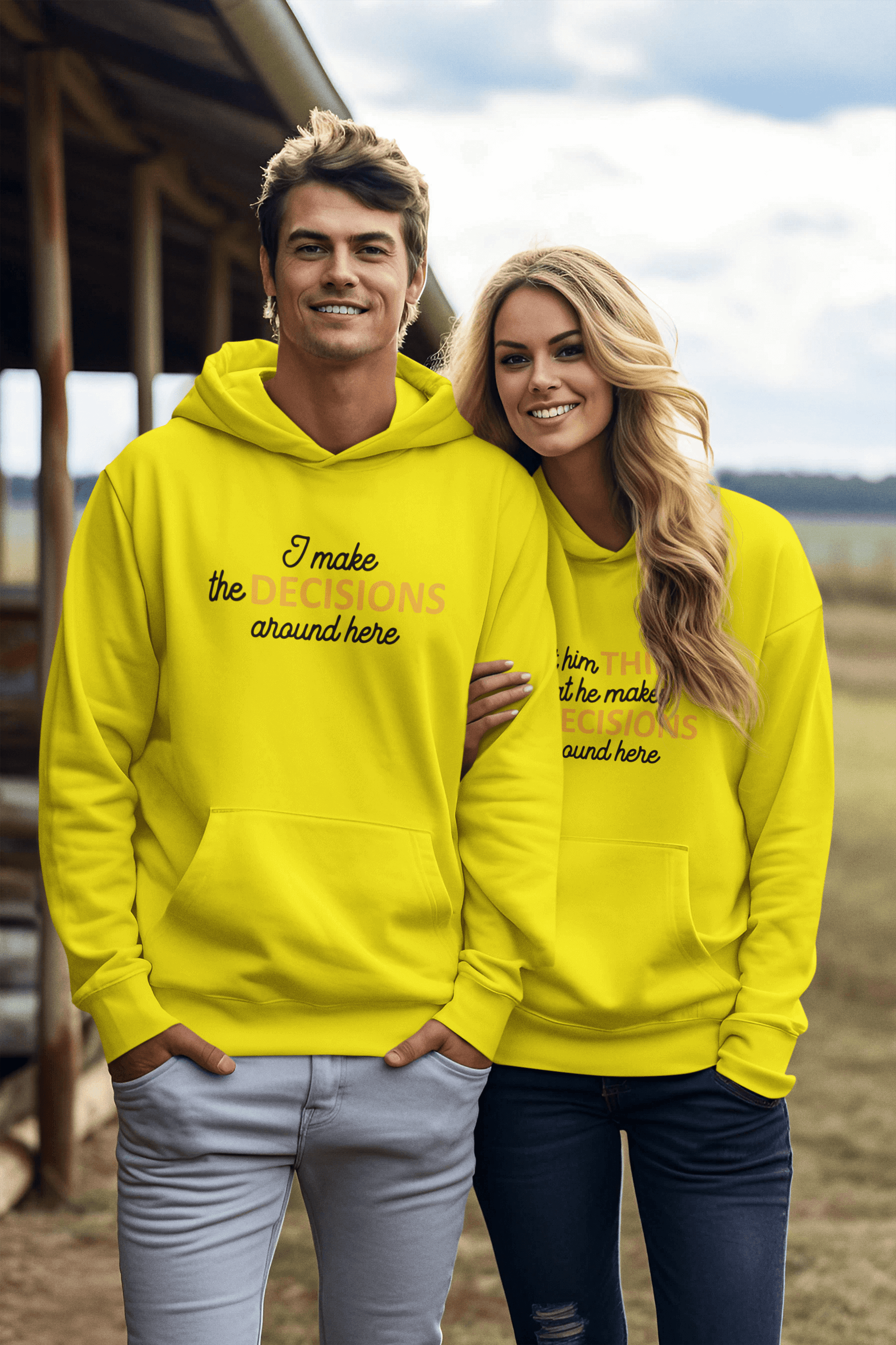 I make the decisions Matching Hoodie Set by Luxe-Custom-Designer