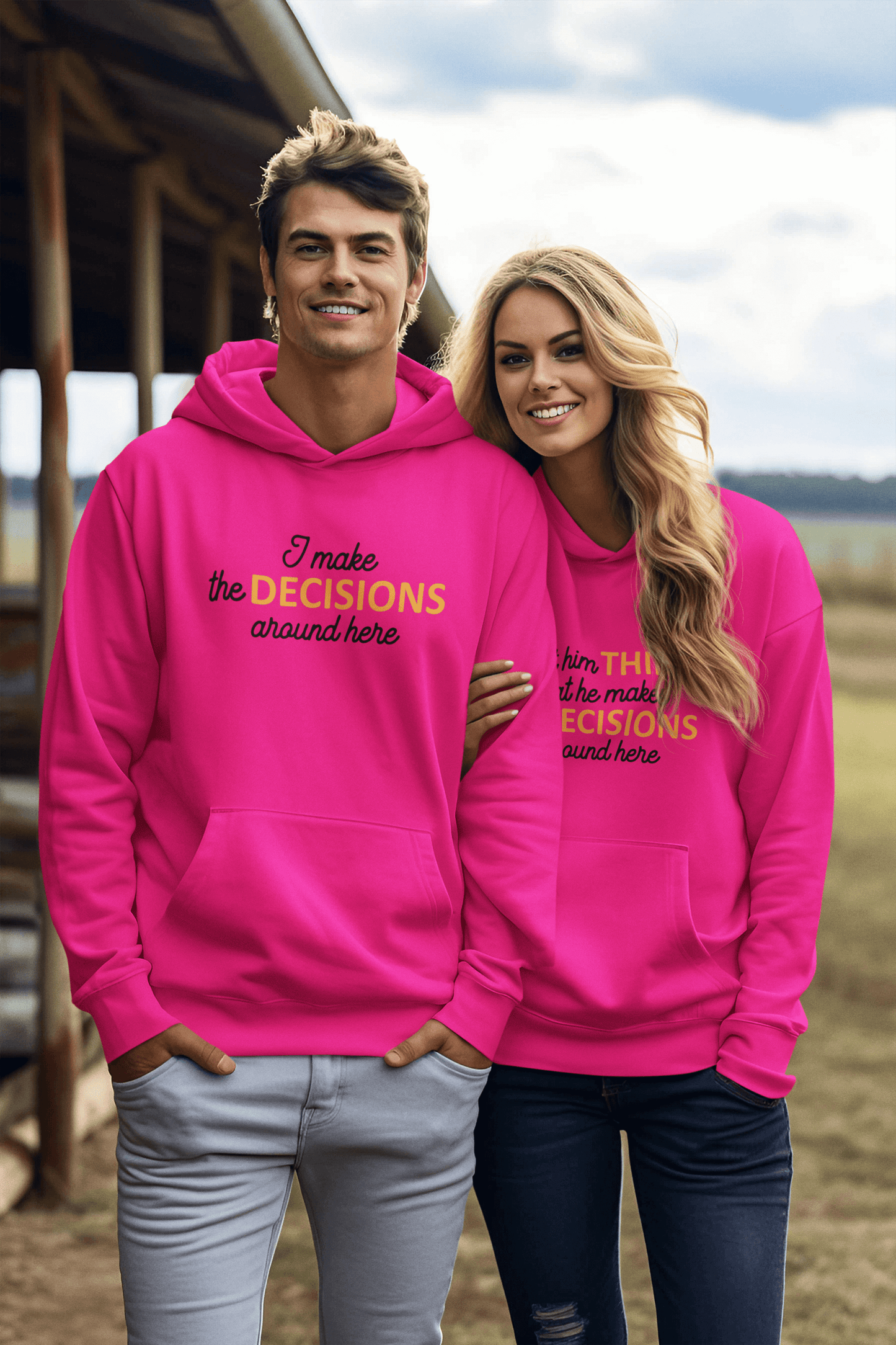 I make the decisions Matching Hoodie Set by Luxe-Custom-Designer