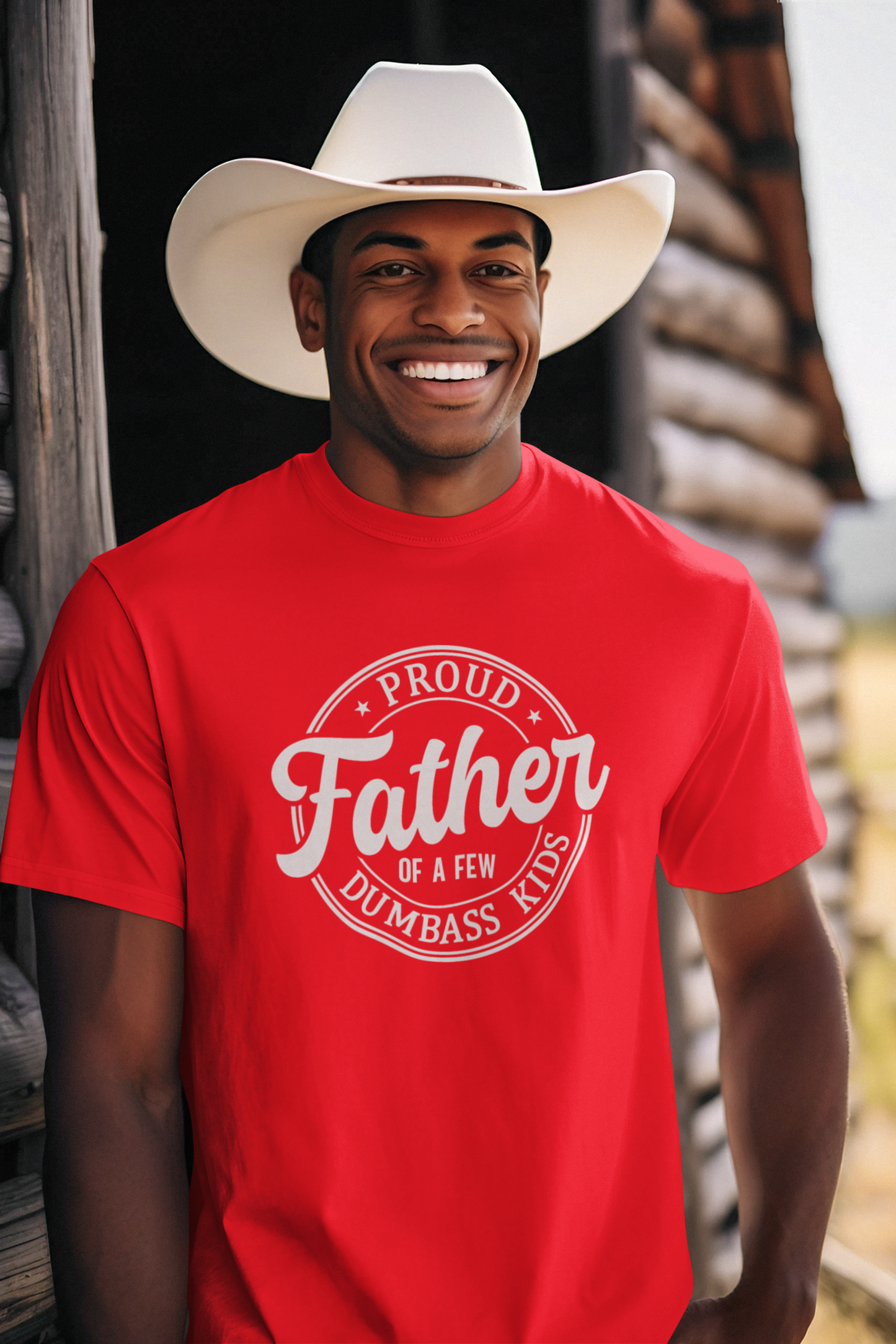 Proud Father of few dumbass kids T-Shirt by Luxe-Custom-Designer