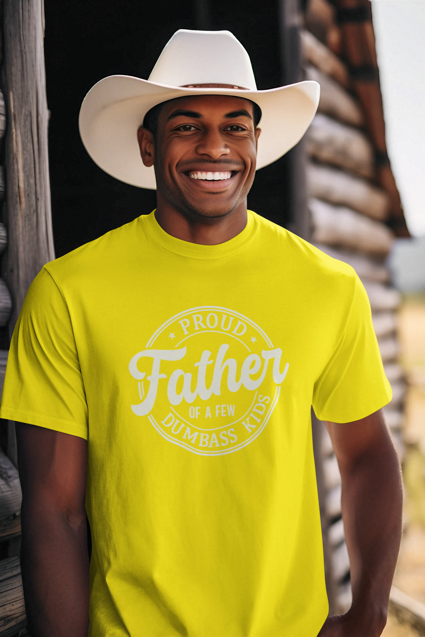 Proud Father of few dumbass kids T-Shirt by Luxe-Custom-Designer