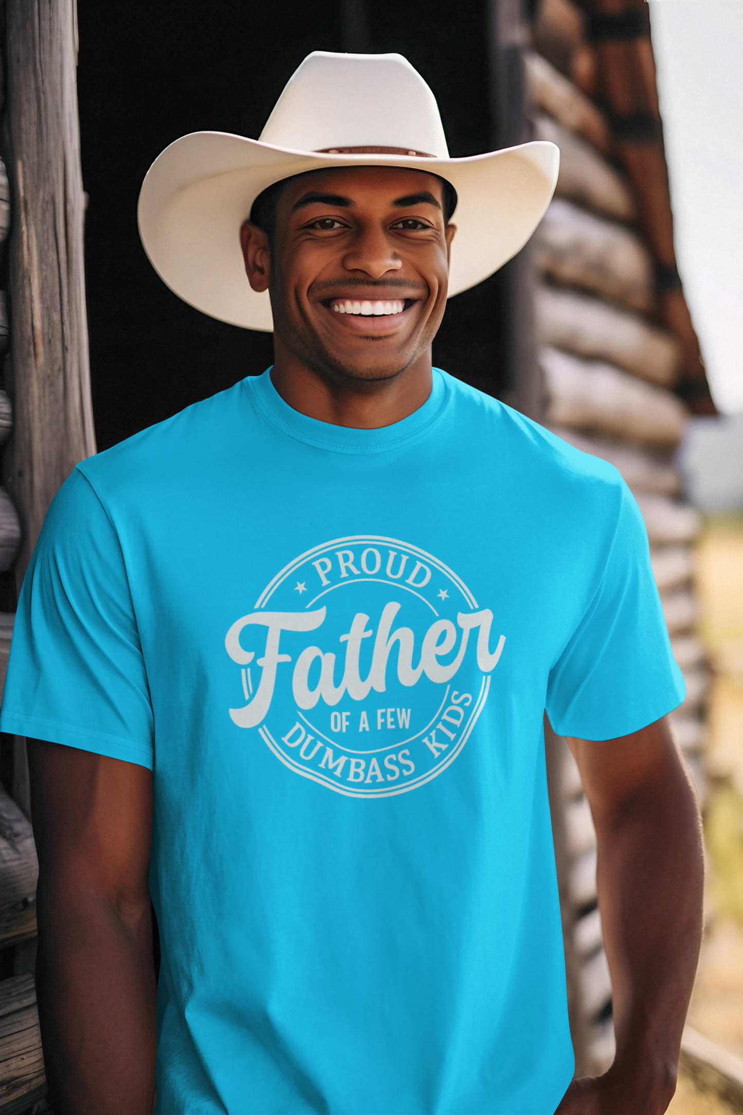 Proud Father of few dumbass kids T-Shirt by Luxe-Custom-Designer