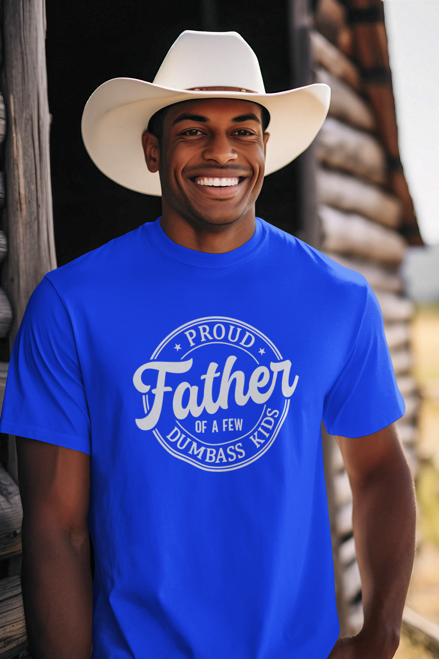 Proud Father of few dumbass kids T-Shirt by Luxe-Custom-Designer