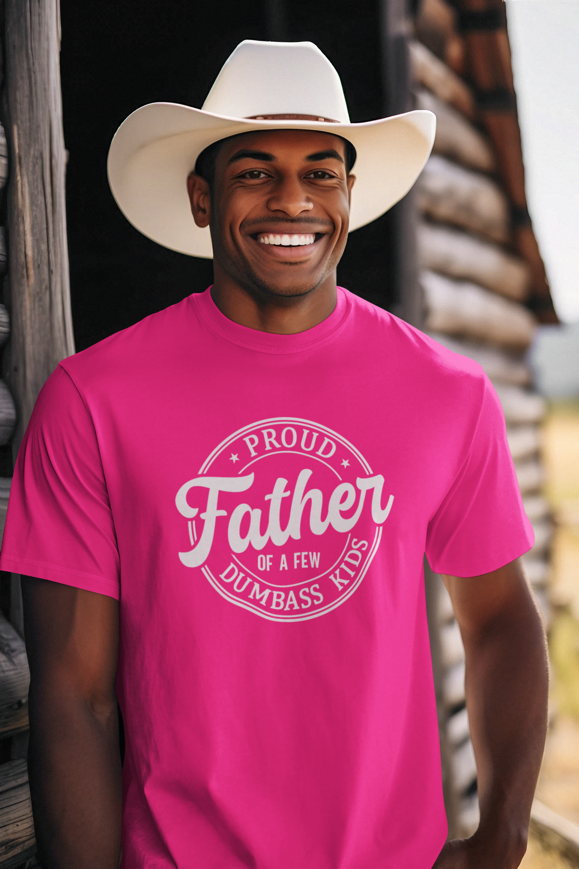 Proud Father of few dumbass kids T-Shirt by Luxe-Custom-Designer