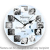 12 photo panel clock by Luxe-Custom-Designer